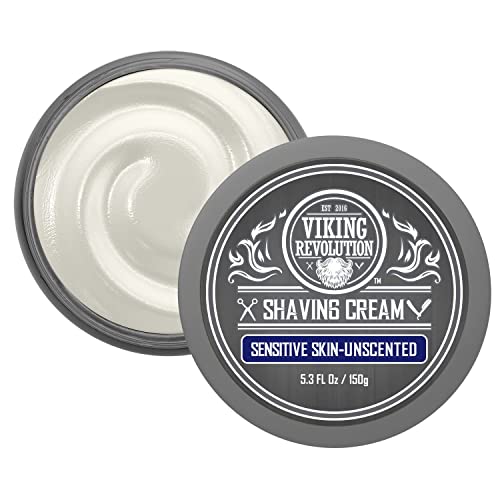 Viking Revolution Unscented Shaving Cream for Men - 5.3 oz Pack of 1