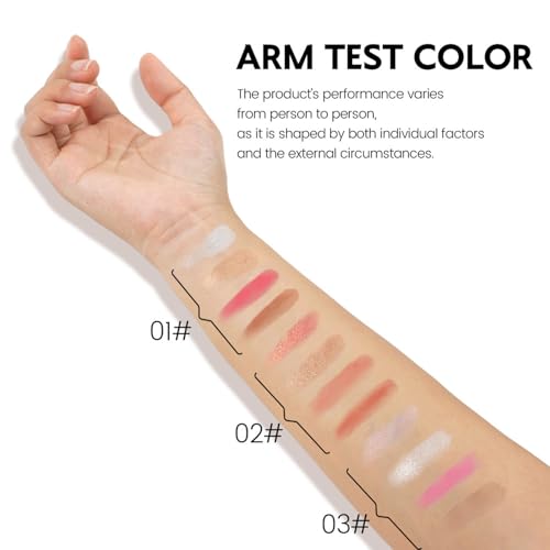4-in-1 Highlight Contour Blush Palette - Shimmer & Matte