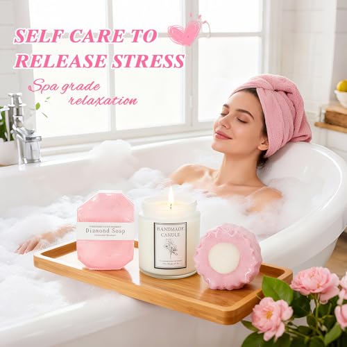 Pink Birthday Gifts for Teen Girls Women, Gift Ideas for Teenage Girls, Valentine's Day Christmas Gift Set for Her Girlfriend Mom Tween Girl Best Friend Wife Sister