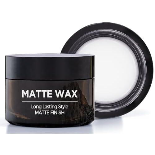 Pomade For Men, All Day Hold Matte Hair Wax, Matte Finish-Flake-Free-Non-Greasy Matte Pomade, Hair Paste For All Hair Types (2 Oz)