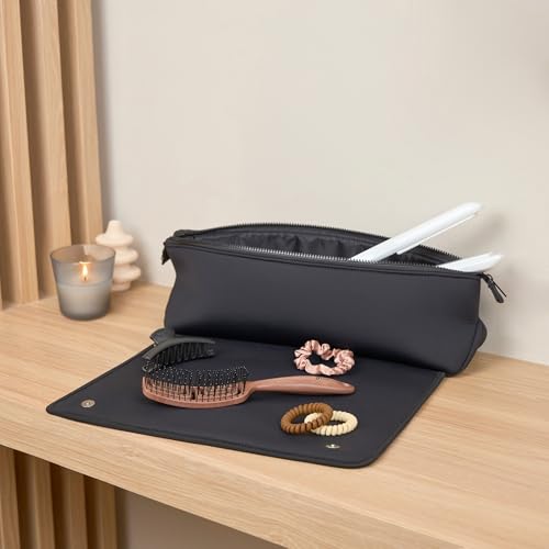 BAREFOOT CARIBOU 17" Hair Tool Travel Bag with Heat Resistant Mat