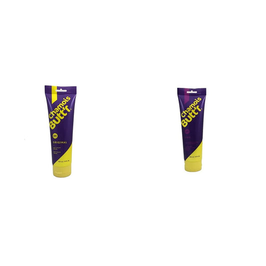 Chamois Butt'r Original Anti-Chafe Cream, 8 oz Tube & Her' Anti-Chafe Cream, 8 Ounce Tube