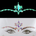 Glow in the Dark Face Jewels Rhinestone Stickers