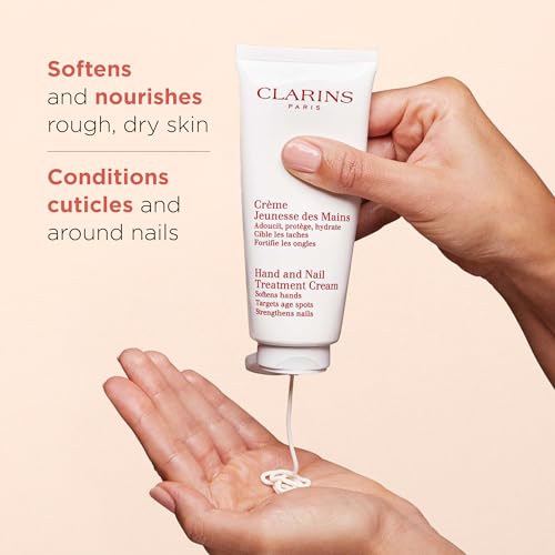 Clarins Hand and Nail Treatment Cream with Shea Butter, 3.4 oz