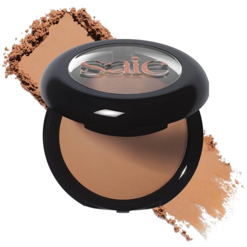 Saie SuperSuede Baked Bronzer Powder - Talc-Free Vegan