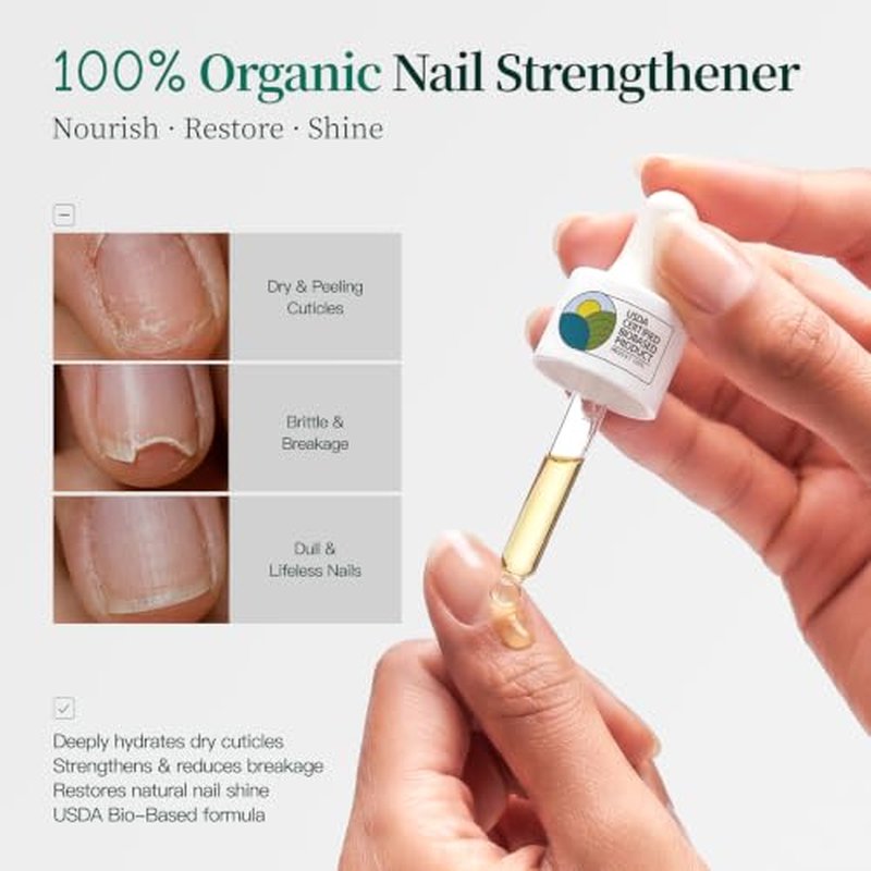 APUREE Organic Cuticle Oil - Nail Growth & Strength Repair 1oz