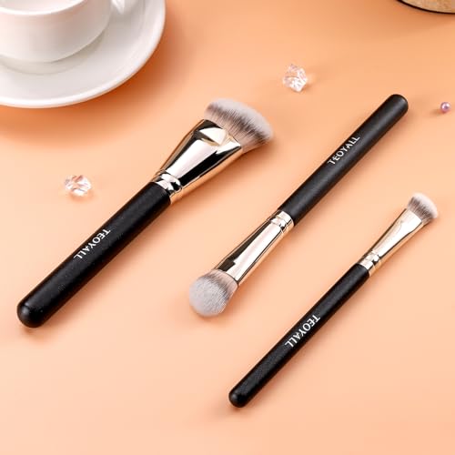 Foundation Concealer Highlight Brush Set 3pc
