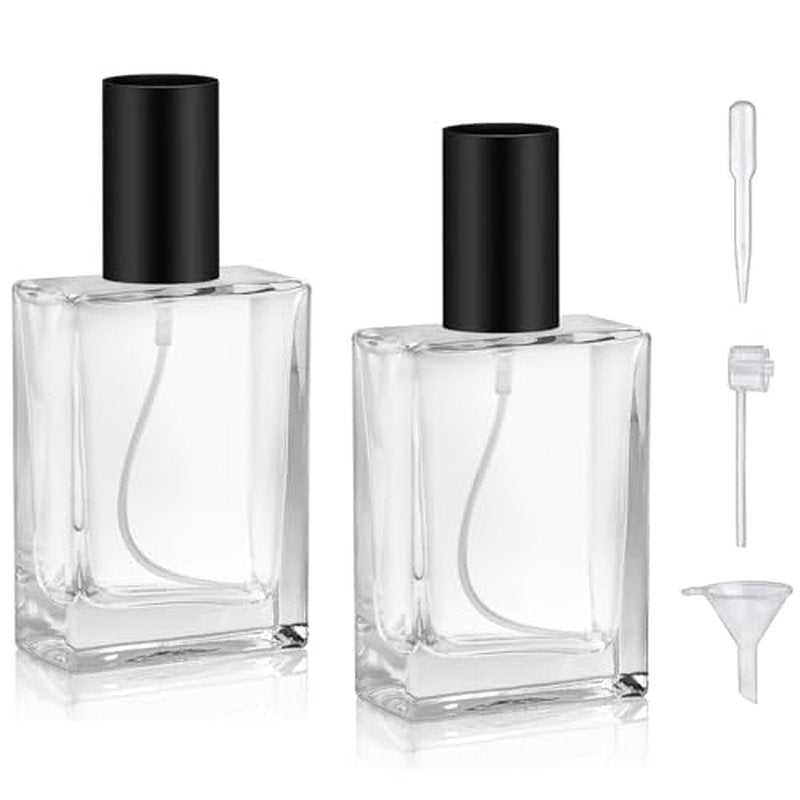 30ml Glass Perfume Spray Bottles, 2-Pack Refillable Atomizer
