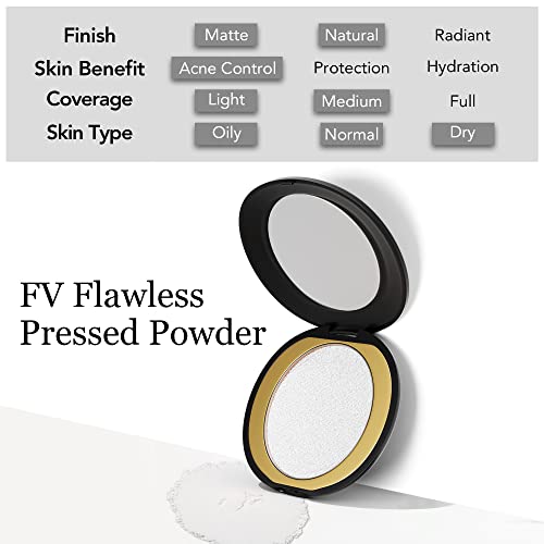 FV Translucent Pressed Powder - Oil-Control Matte Finish, 0.28 Oz