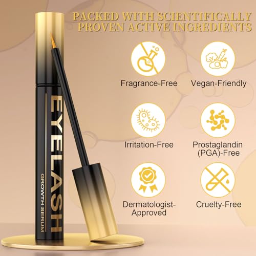 Lash Growth Serum for Longer, Thicker Lashes - 5mL