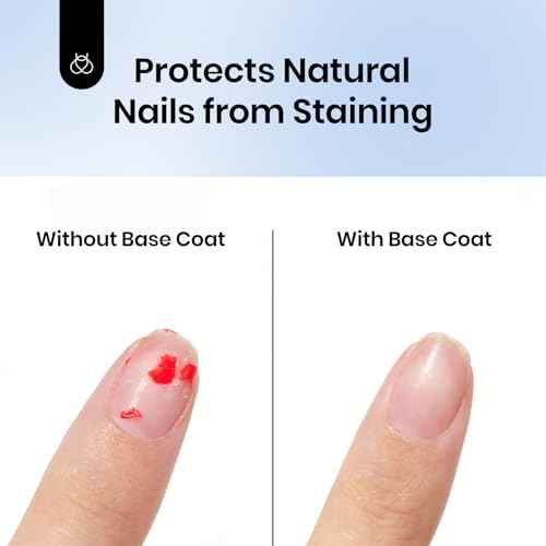 beetles Gel Polish Base Coat 15ml for Gel Nail Polish Soak Off LED Nail Lamp Upgraded Formula Long-Lasting DIY Home and Nail Salon