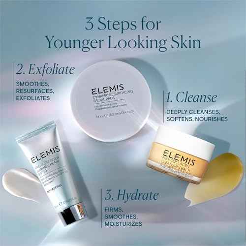 ELEMIS Dynamic Resurfacing Facial Pads, Gentle Textured Treatment Facial Exfoliating Pads