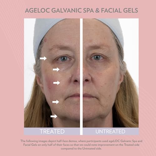 Nu Skin ageLOC GS Facial Gels | Expertly Formulated 2-Step At-Home Anti-Aging Treatment for Visibly Reduced Lines, and Glowing, Youthful Skin, Infused with ageLOC Blend | 1 Pack