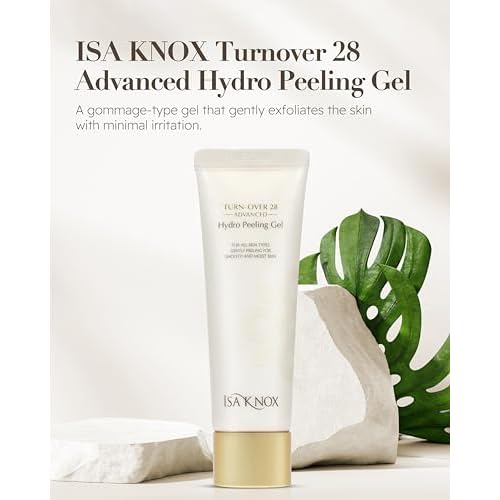 ISA KNOX Turnover 28 Advanced (Peeling Gel, 4.1fl oz) - Gently Exfoliate and Renew Skin, Korean Skin Care. Natural Moisturizing Factors (NMF), Plant-Derived Cellulose.