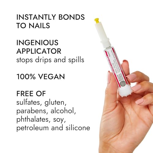 Drip & Clog Proof Nail Glue with Nail File Bundle