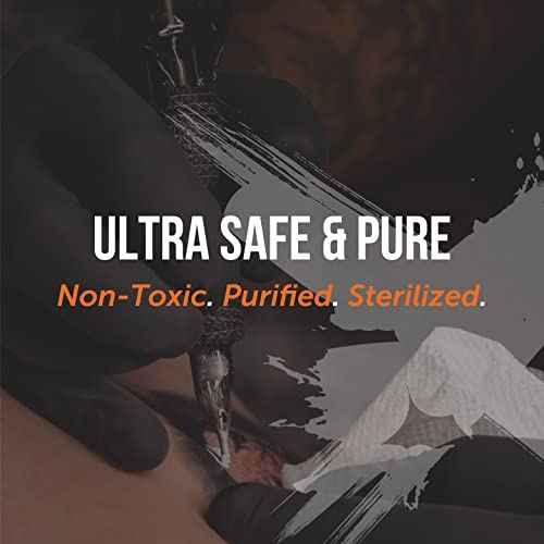 World Famous Tattoo Ink - Rocker Black Tattoo Ink - Professional Tattoo Ink & Tattoo Supplies - Skin-Safe Permanent Tattooing in Bold, Black Shade - Vegan & Non-Toxic (4 oz)