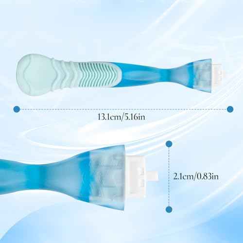 Replacement Handle Compatible with Gillette Venus, Comfort Glide Razor Handle Non-slip Ergonomic Handles for Women (Blue)