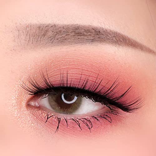 Siren Call (formally UWU) - Reusable 15 Wears, Fluffy Looking Vegan False Lashes, Handmade from Korean Silk. Lightweight Cruelty Free Eyelash with Volume - 1 Pair