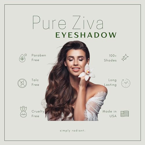 Pure Ziva Smokey Plum Dark Purple Violet Brown Matte Opaque Pressed Powder Single Eyeshadow; Talc, Paraben & Cruelty Free