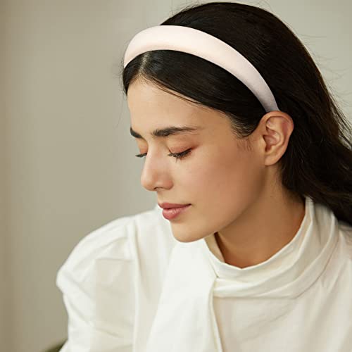 Ivyu Padded Headbands for Women- 3 Pcs Diademas Para Mujer De Moda Fashion Headband Hair Bands Neutral Puffy Headband