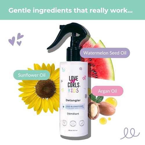 Love Ur Curls Kids Fragrance-Free Detangler Spray & Leave-In Conditioner - 250ml