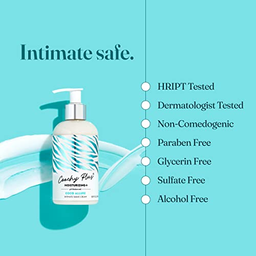 Intimate Shave Cream for Coarse Hair - Green - Moisturizing & Bump Prevention