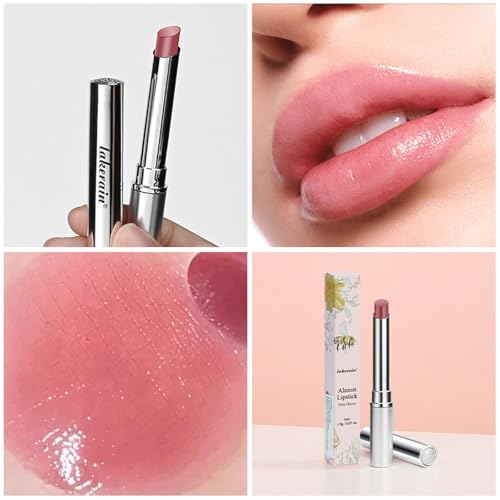 Honey Black Lip Balm Hydrating Sheer Lipstick,Pink Honey Lipstick for Women,Natural Glossy Lips Balm,Nourishing and Hydrating Lip Gloss for All Skin Tones(Black+Pink Honey Blam)