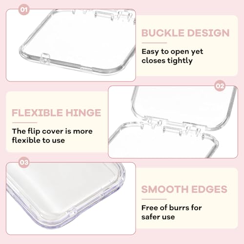 Press On Nail Storage Cases with Double Sided Tape - 14Pc