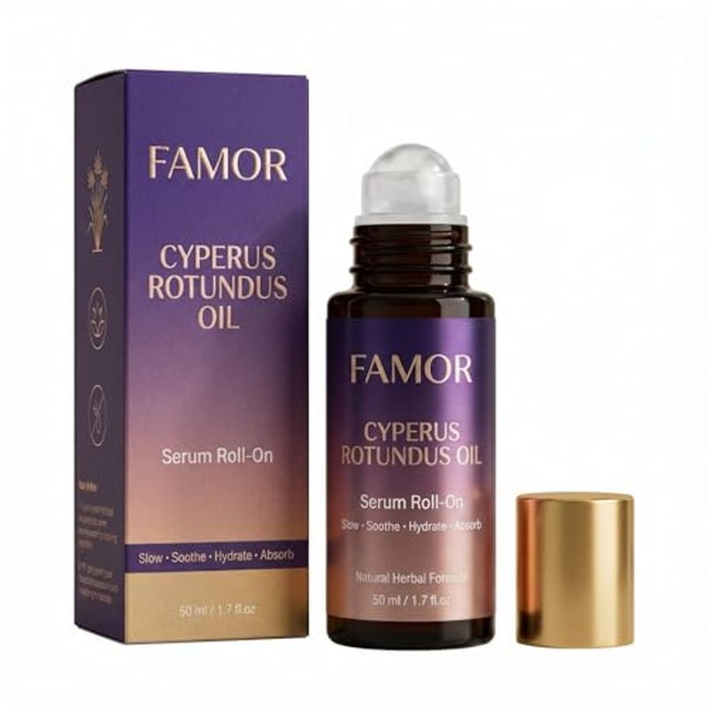 Cyperus Rotundus Oil for Hair Removal - 1.7 Oz Roll-On Applicator