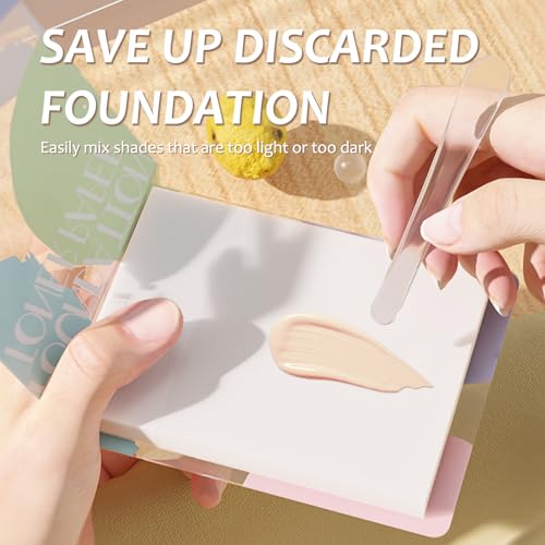 200-Piece Disposable Makeup Mixing Palette Papers with Mixing Stick