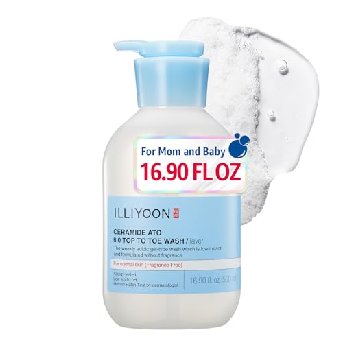 Illiyoon Ceramide Ato 6.0 Head-to-Toe Baby Wash 16.9 Fl Oz
