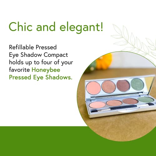 Honeybee Gardens Refillable Eyeshadow Quad Palette – Magnetic 26mm
