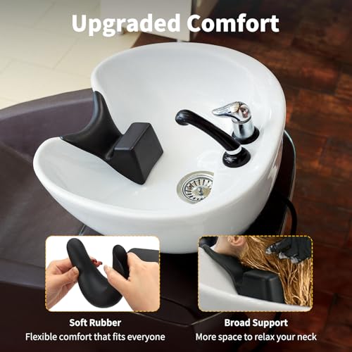 Ergonomic Shampoo Bowl Neck Rest Pad | Salon & Home