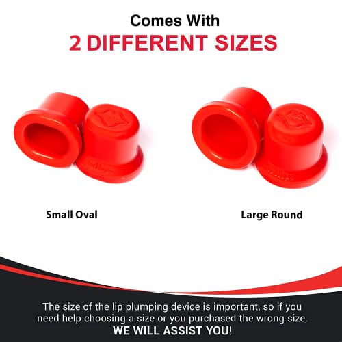 Lip Plumper Tool Kit - Large Round & Small Oval Enhancers
