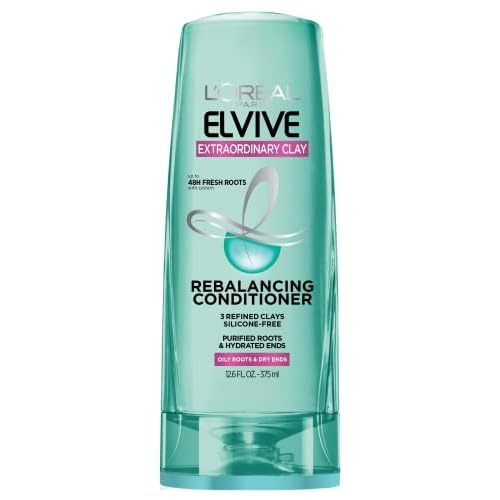 L'Oreal Paris Elvive Extraordinary Clay Rebalancing Conditioner, 12.6 fl; oz; (Packaging May Vary)