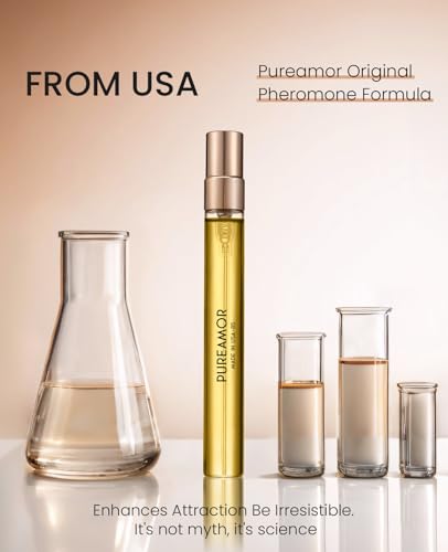PUREAMOR Vanilla Cream Pheromone Perfume for Women, 0.34oz