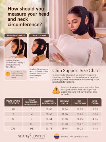 Shape Concept 301 Chin Strap High Compression Recovery Band