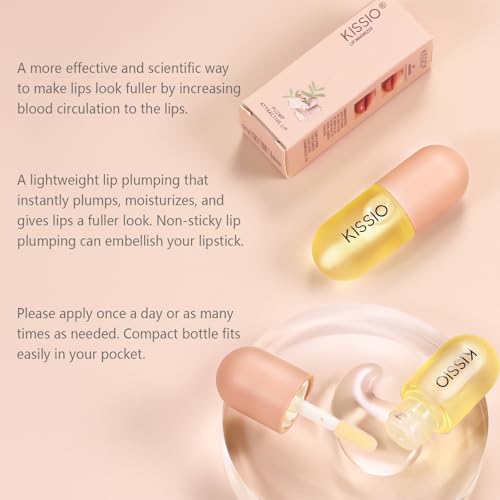 KISSIO Lip Plumper Gloss – Ginger Plumping & Hydrating 5.5ml