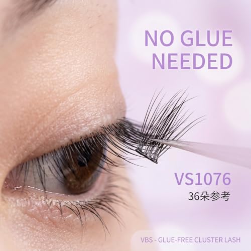 Self-Adhesive Eyelash Clusters 10mm Wispy Volume