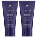 Alterna Haircare CAVIAR Anti-Aging Multiplying Volume Travel Kit - Shampoo, Conditioner, Styling Mist | For Fine, Thin Hair | Light Hold | Sulfate Free