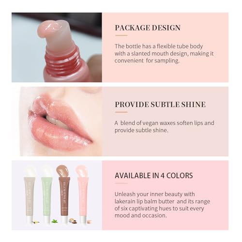 Summer Butter Lip Balm, Moisturizing Hydrating Natural Lip Care, Rich in Nutrients for Soft Smooth Lips