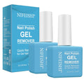 NIFEISHI Gel Nail Polish Remover - Quick 3-5 Min Bursting Remover (2 Pack, 15ml)