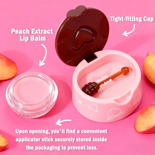 10 Pcs Honey Lip Balm Set - Moisturizing Lip Mask