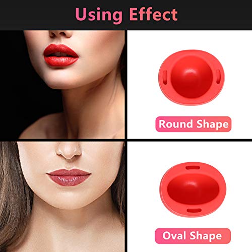Maitys Lip Plumper Tool - 2 Pc Cherry Silicone Lip Enhancer
