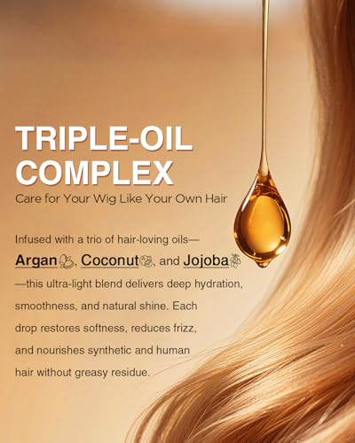 EJW Wig Oil Spray – Argan, Coconut & Jojoba for Shine