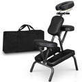 HomGarden Portable Foldable Massage Chair with Adjustable Face Cradle Black