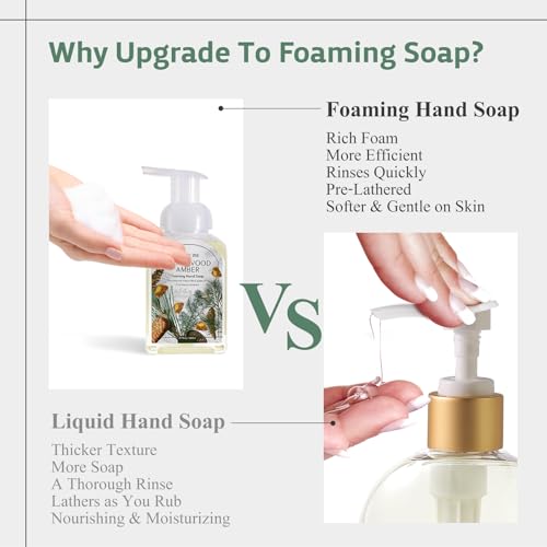 ROMIIE ZOI Cedarwood Foaming Hand Soap Refills - 3-Pack, 33.8 Fl Oz