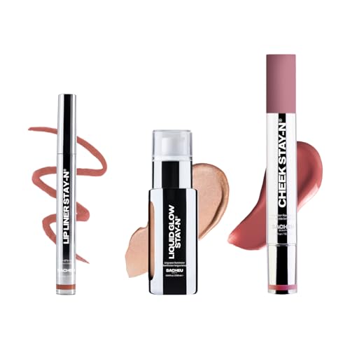 Sacheu Kiss & Glow Bundle - Long-Lasting Liquid Blush & Lip Liner