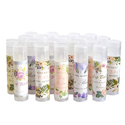 Assorted T5 50pcs Lip Balm Labels - Paper Stickers for Lip Balm Containers