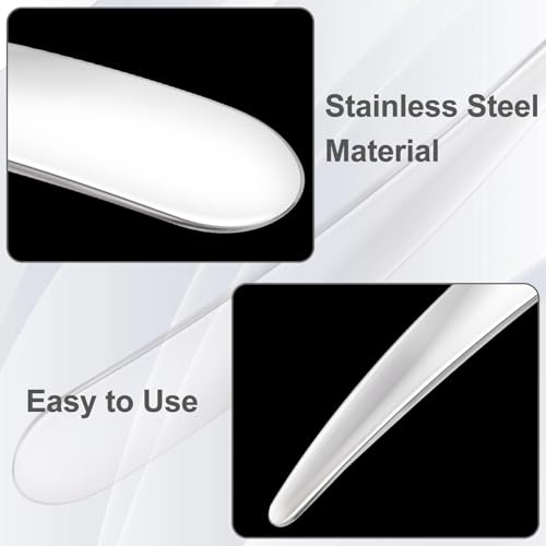 Pndeyo 3pcs Stainless Steel Makeup Spatula Set for Skincare